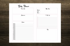 Simple Minimalist Cahier Size Notebook Inserts Planner Product Image 2