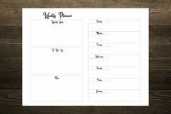 Simple Minimalist Cahier Size Notebook Inserts Planner Product Image 4