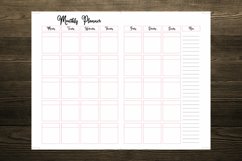 Simple Minimalist Cahier Size Notebook Inserts Planner Product Image 5
