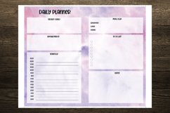 Watercolor Abstract Cahier Size Notebook Inserts Planner Product Image 2