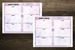 Watercolor Abstract Cahier Size Notebook Inserts Planner Product Image 5