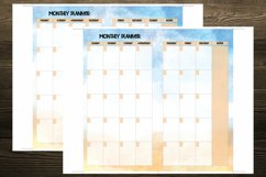 Watercolor Seascape Standard Size Notebook Inserts Planner Product Image 4