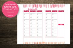 Abstract Watercolor Weekly Standard Size Notebook Inserts Product Image 1