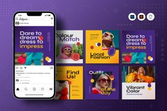 Vibrant Fashion Instagram Post Product Image 1