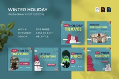Winter Holiday - Instagram Post Product Image 1