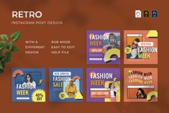 Retro Fashion Week - Instagram Post Product Image 1