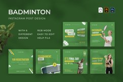 Badminton - Instagram Post Product Image 1