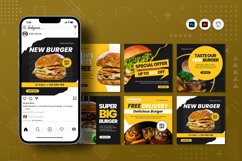 Burger Instagram Post Product Image 1