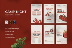 Camp Night - Instagram Story Product Image 1