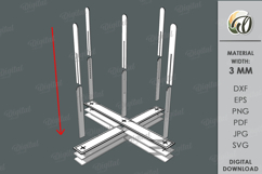 Ring Toss Game Laser Cut. Outdoor Lawn Game SVG Product Image 3