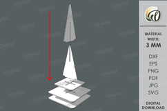 Ring Toss Game Laser Cut. Outdoor Lawn Game SVG Product Image 3