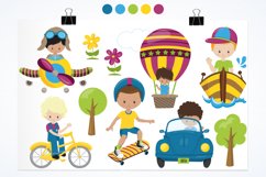Kids Transportation graphics | illustrations | vector Product Image 2