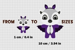 Halloween Lemur Egg Holder SVG Product Image 2