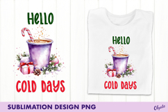 Christmas Quote Sublimation. Violet Christmas PNG Product Image 1