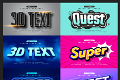 50 Professional Illustrator Text Effects Bundle Product Image 2