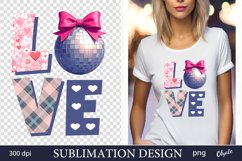 Love Sublimation. Valentine Love Sublimation PNG Product Image 1