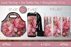 Lunch bag sublimation wrap Tumbler png Tote bag sublimation Product Image 1