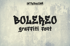 Bolereo Graffiti Font Product Image 1