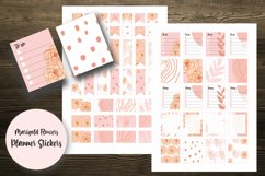 Marigold Flowers Planner Stickers Product Image 1