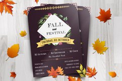 Autumn Festival Flyer A4 Print Template Product Image 1