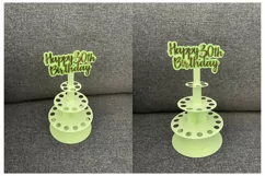 Happy 30th Birthday | Birthday Money Cake SVG | Paper cut Product Image 2