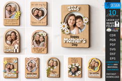 Mother's Day Mini Photo Frame Laser Cut Bundle | Gift Idea Product Image 1