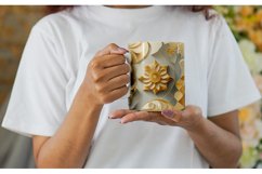 3D Geometric Mug Wrap | Sublimation Coffee Cup Product Image 2