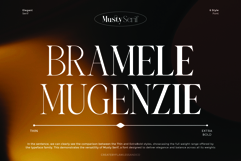 Mustyserif - Family serif Font Product Image 3