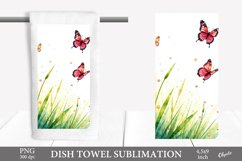 Nature Sublimation. Spring, Summer Dish Towel PNG Product Image 1