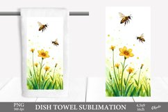 Nature Sublimation. Spring, Summer Dish Towel PNG Product Image 1