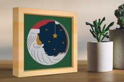 3D Christmas Santa Layered Papercut Product Image 1