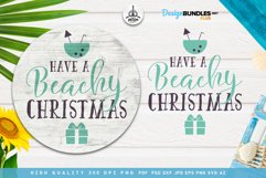 Preview-of-summer-round-sign-with-quote-have-a-beachy-christmas