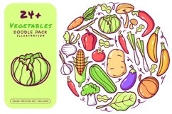 Vegetables Element - Doodle Pack Product Image 1