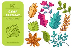 Leaf And Flowers - Doodle Pack Product Image 1
