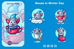 5 Mouse in Winter Day - Character Pack Product Image 1