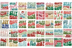 Groovy Christmas Mega Sticker PNG Bundle | 50 Designs Product Image 5