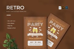 Retro - Party Invitation Product Image 1