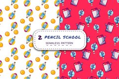 2 Pencil School - Seamless Patterns Product Image 1