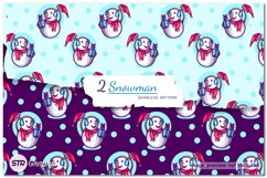 Snowman - Seamless Patterns Product Image 1