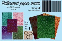 Patterened paper beads Product Image 1