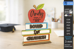 Personalized Kids Graduation Award Laser Cut | Grad 2026 SVG Product Image 1