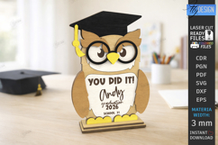Personalized Kids Graduation Award Laser Cut | Grad 2026 SVG Product Image 1