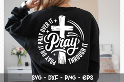 Pray on it Pray over it Pray - Christian SVG Design Product Image 3