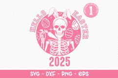 Hello Easter T-shirt Design SVG - Festive SVG Design Product Image 1