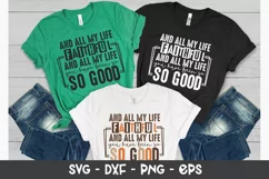 All My Life Faithful Inspirational SVG T-shirt Design Product Image 1