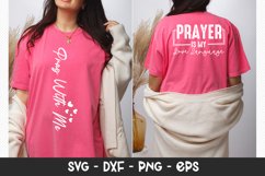 Prayer is My Love Language Inspirational SVG T-shirt Design Product Image 3