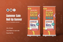Summer Sale Roll Up Banner Product Image 1