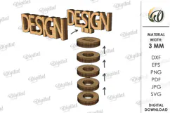 100 Days of School Pencil Topper Laser Cut. School SVG Product Image 3