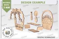 3D Easter Decor LaserCut Bundle. Easter Stand. Spring Desigs Product Image 3