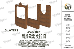 Christmas Frame Ornaments Bundle Laser Cut. Christmas SVG Product Image 3